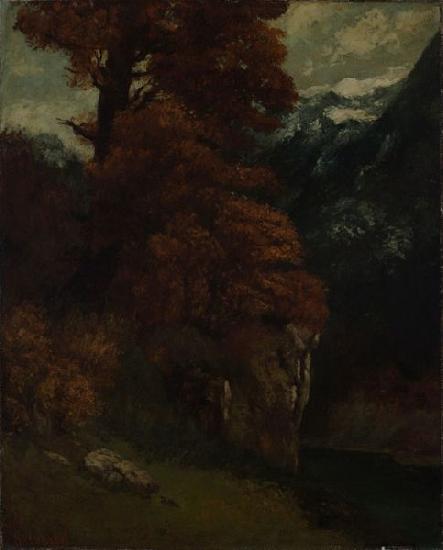 Gustave Courbet The Glen at Ornans oil painting picture